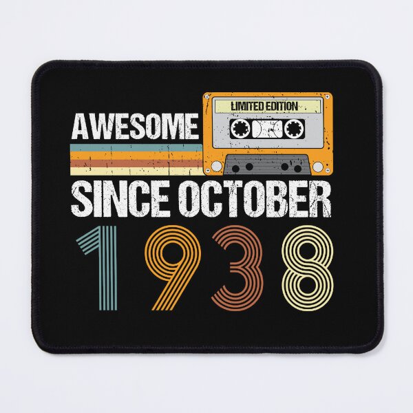 Item preview, Awesome Since October 1938 | 84th Birthday Gifts | 84 Years Old Gifts designed and sold by AMINE  ★★★★★.