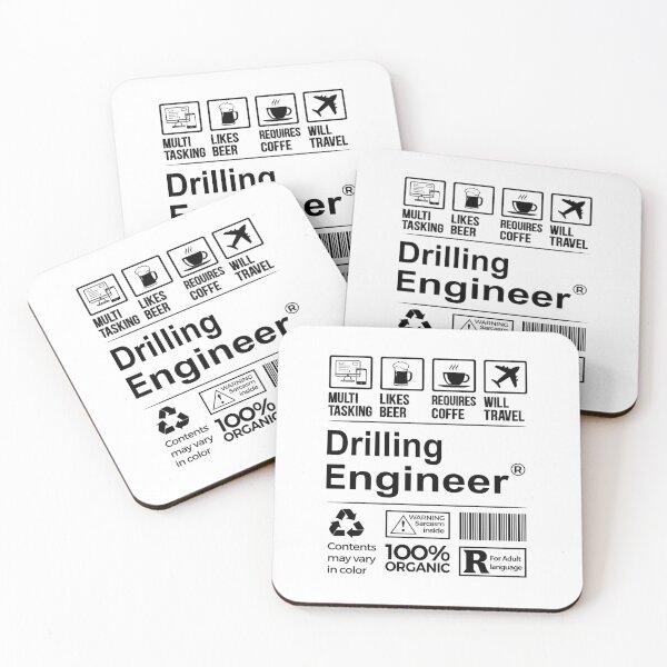 Item preview, Drilling engineer T Shirt, MultiTasking Certified Job Gift Item, Job Profession, Drilling engineer Christmas Birthday Gift designed and sold by xlnv.