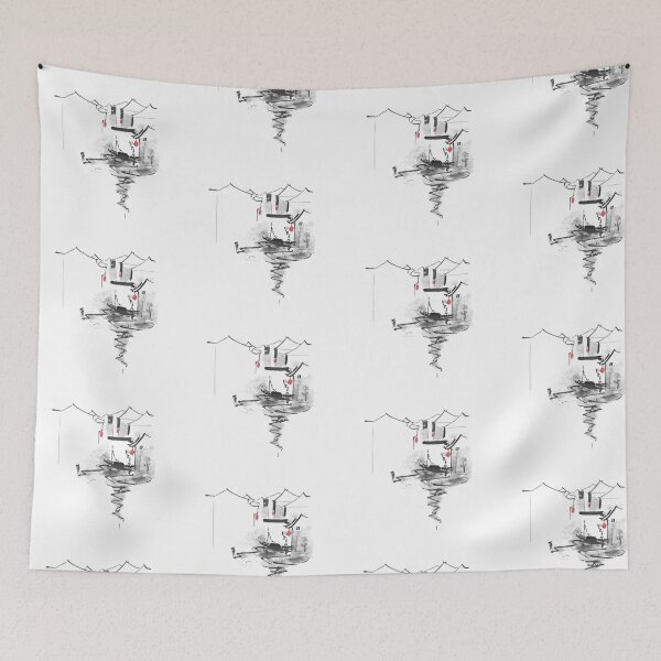 Item preview, Chinese ink art, Traditional Chinese Aesthetic, Chinese Traditional Digital Art, Asian vintage retro Aesthetics designed and sold by MsLuciaStore.