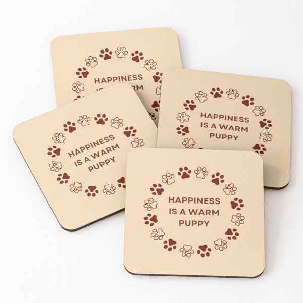 Item preview, Happiness is a warm puppy designed and sold by R&C.