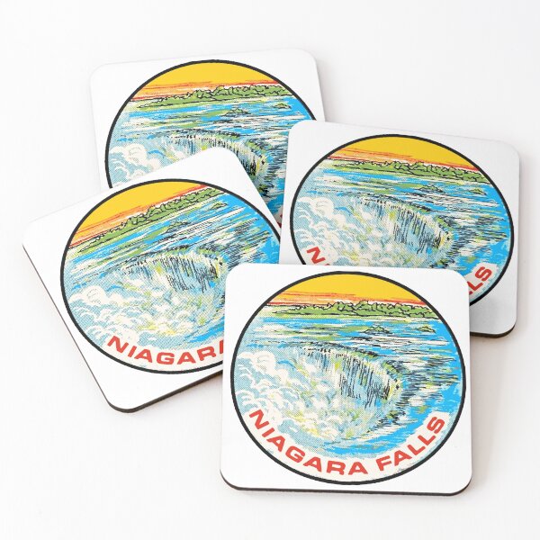 Item preview, Niagara Falls Vintage Travel Decal designed and sold by Decal Mania.