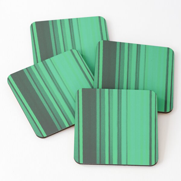 Item preview, Vertical Stripes Ocean Green 6 designed and sold by DarNiz.