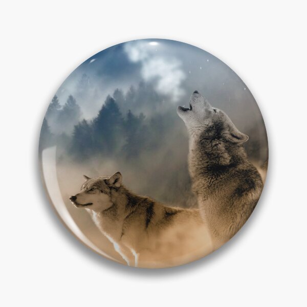 Item preview, howling wolf designed and sold by NickLivin.