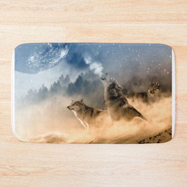 Item preview, howling wolf designed and sold by NickLivin.