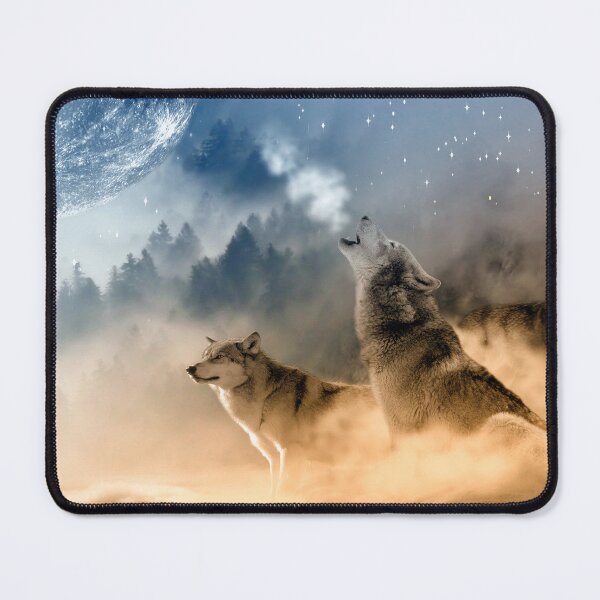 Item preview, howling wolf designed and sold by NickLivin.