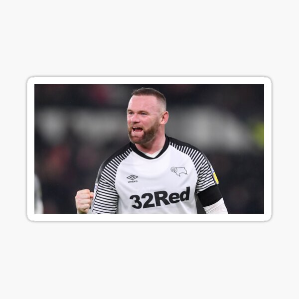 Wayne Rooney 2007/08 Jersey Sticker for Sale by slawisa