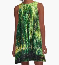 Trippy Willow Tree A-Line Dress