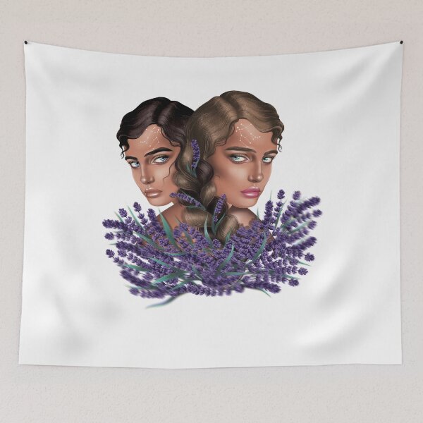 Item preview, Melanin Floral Gemini Star Sign for Stargazers designed and sold by Easyas.