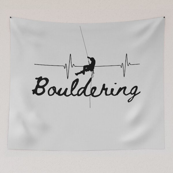 Item preview,  I Climb Like A Boy try to keep up Gift For Boys Climber Bolder Boulder, Mountain Bouldering Rock Walls Indoors Outdoors  designed and sold by BronikowskiART.