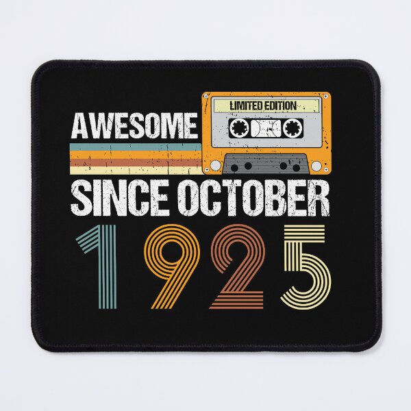 Item preview, Awesome Since October 1925 | 97th Birthday Gifts | 97 Years Old Gifts designed and sold by AMINE ★★★★★.