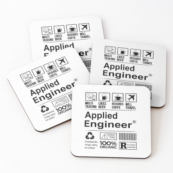 Item preview, Applied engineer T Shirt, MultiTasking Certified Job Gift Item, Job Profession, Applied engineer Christmas Birthday Gift designed and sold by xlnv.