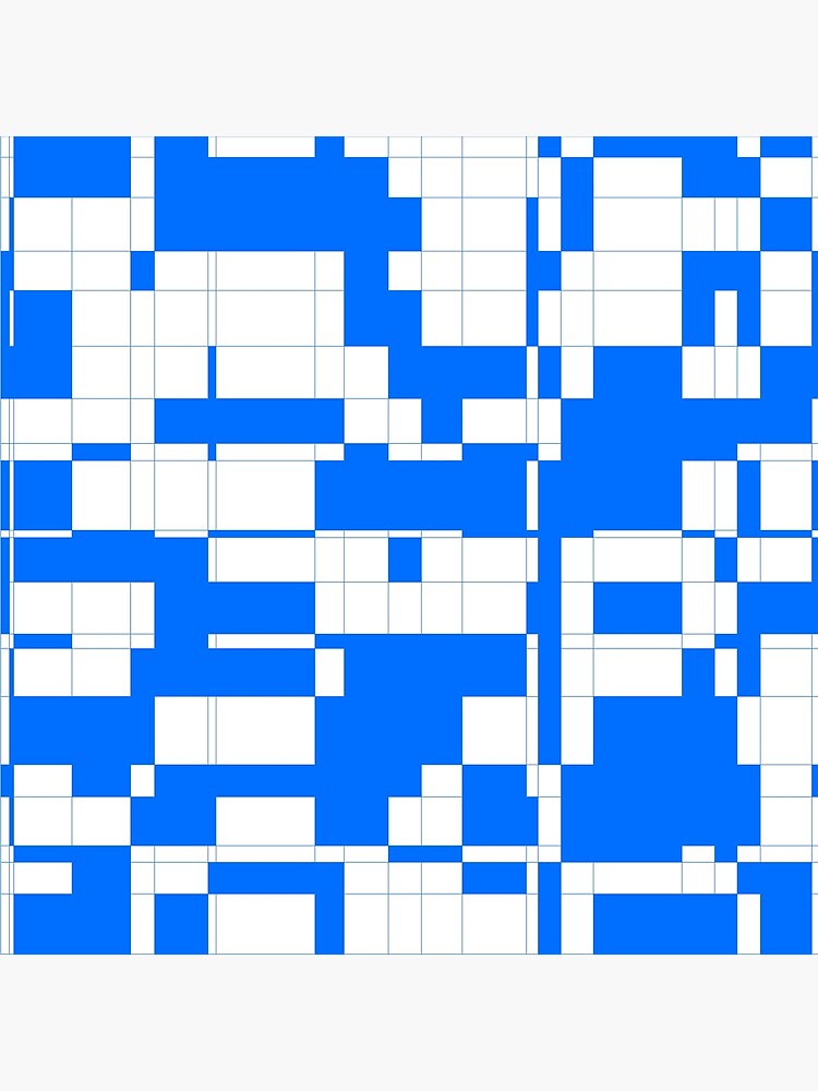 Neon Dark Blue Crossword Puzzle Beautiful Interior Design Poster