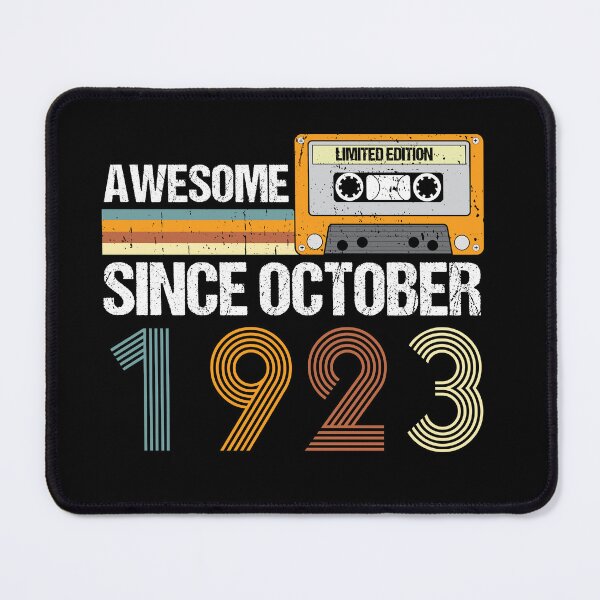 Item preview, Awesome Since October 1923 | 99th Birthday Gifts | 99 Years Old Gifts designed and sold by AMINE  ★★★★★.