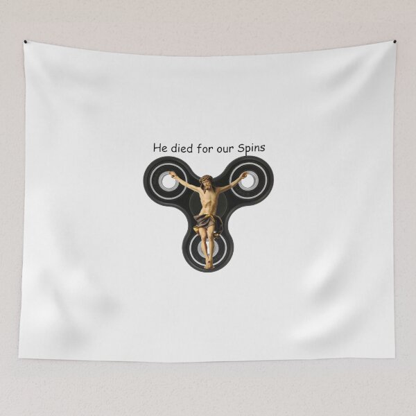 Item preview, He died for our Spins designed and sold by Doudette.