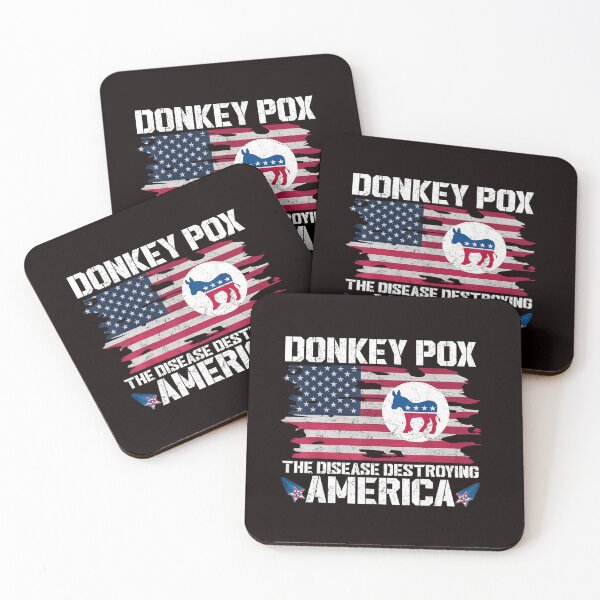 Item preview, Donkey Pox The Disease Destroying America High Gas Prices Funny Anti Biden T-Shirt designed and sold by JohnRBliss.