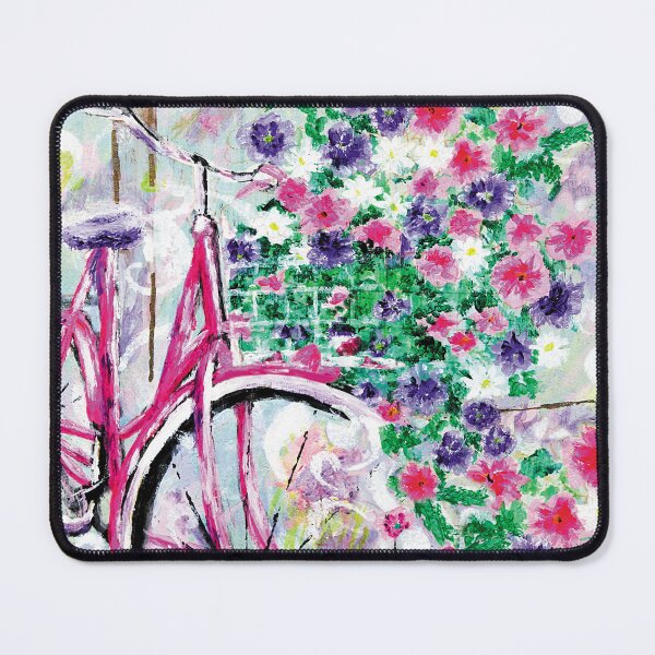 Item preview, Bicycle with flowers designed and sold by Jan Marvin Art Studio.
