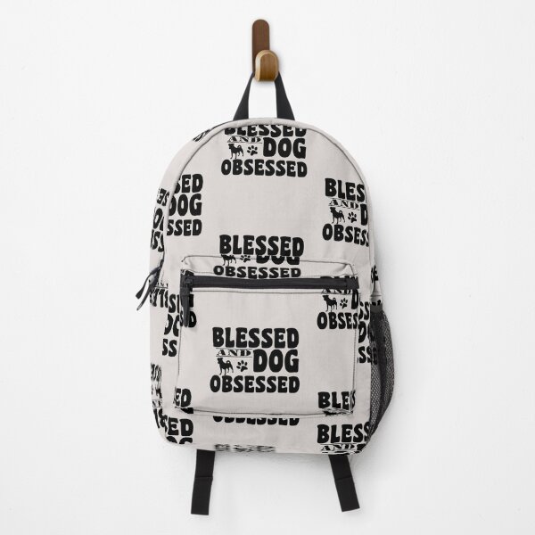 Item preview, blessed and dog obssesed positive quotes for dog lover designed and sold by randomdogshirt.