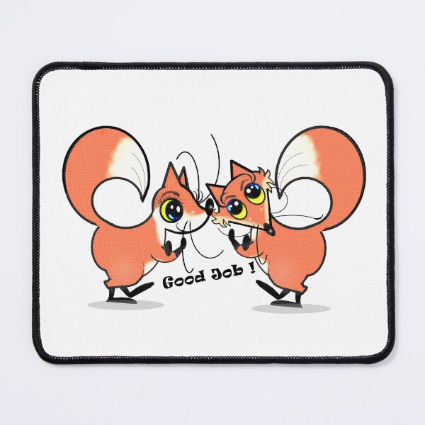 Item preview, Good job - two cute foxes designed and sold by Shirley cute art .