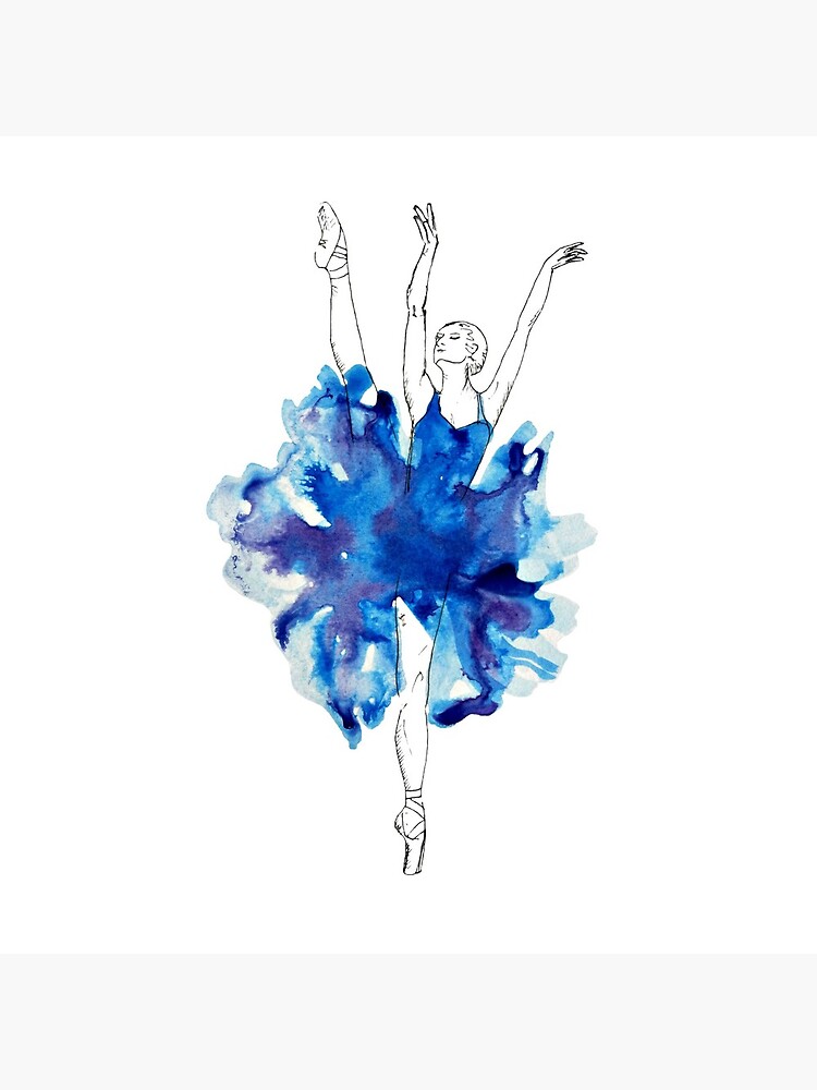 Watercolour Ballerina by galacticthought
