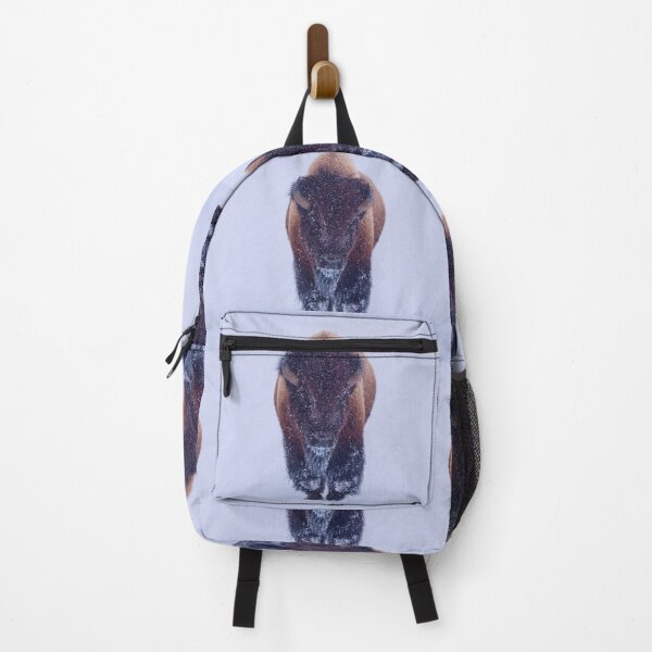 Item preview, Winter's Grace: Snowy Bison in Yellowstone National Park designed and sold by Rocky Mountain Artistry.