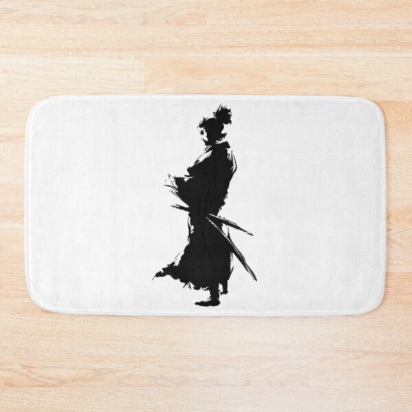 Item preview, Samurai black on white art designed and sold by ShopCrispCos.