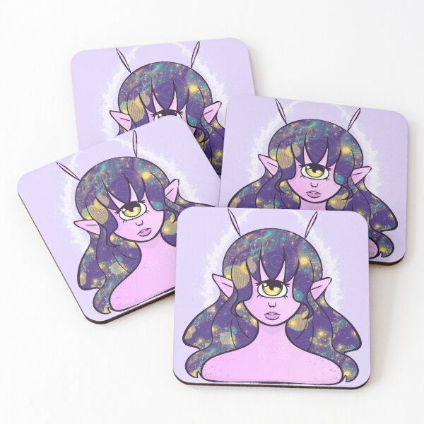 Item preview, Follow the Stars Alien Girl - Purple Backing designed and sold by Nicheek.