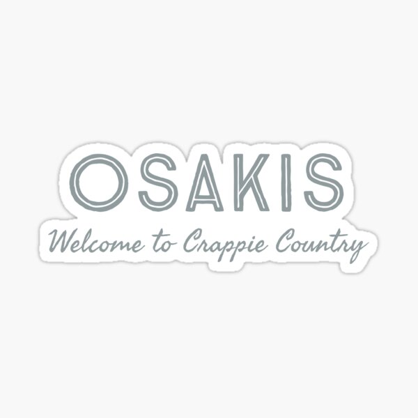 "Osakis" Sticker for Sale by Vangetable Redbubble
