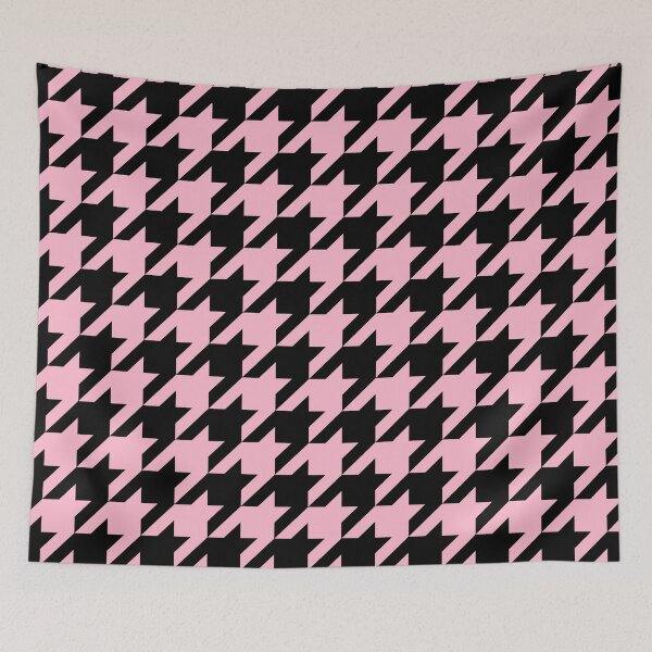 Item preview, Pink houndstooth designed and sold by pnkpopcorn.