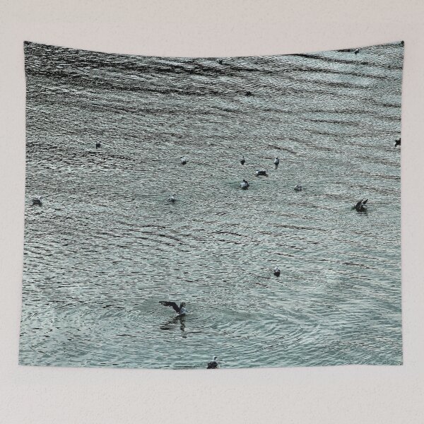 Item preview, Seagulls Swimming Tiber River  designed and sold by Anna Lemos.
