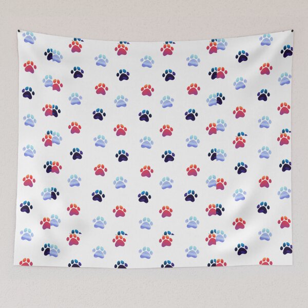 Item preview, World Animals day being kind, colorful paw print designed and sold by ENIGMAT-.