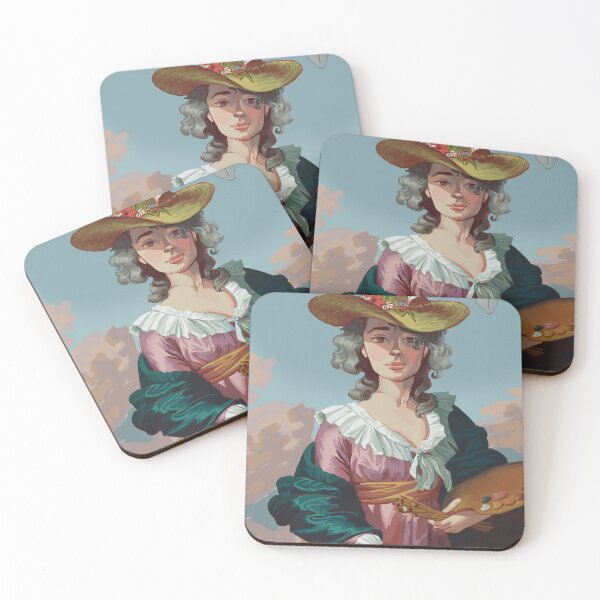 Item preview, Master Study of "Self Portrait in a Straw Hat" by Élisabeth Vigée Le Brun designed and sold by Naomi-PR-Art.
