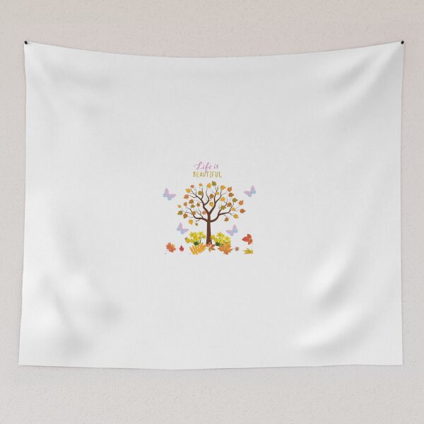 Item preview, LIFE IS BEAUTIFUL STICKER designed and sold by Xylersie.