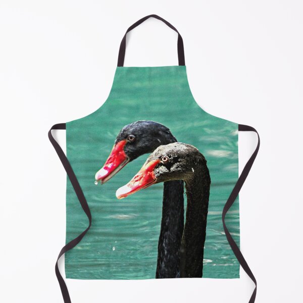 Item preview, Black Swans Couple Birds Closeup designed and sold by Anna Lemos.