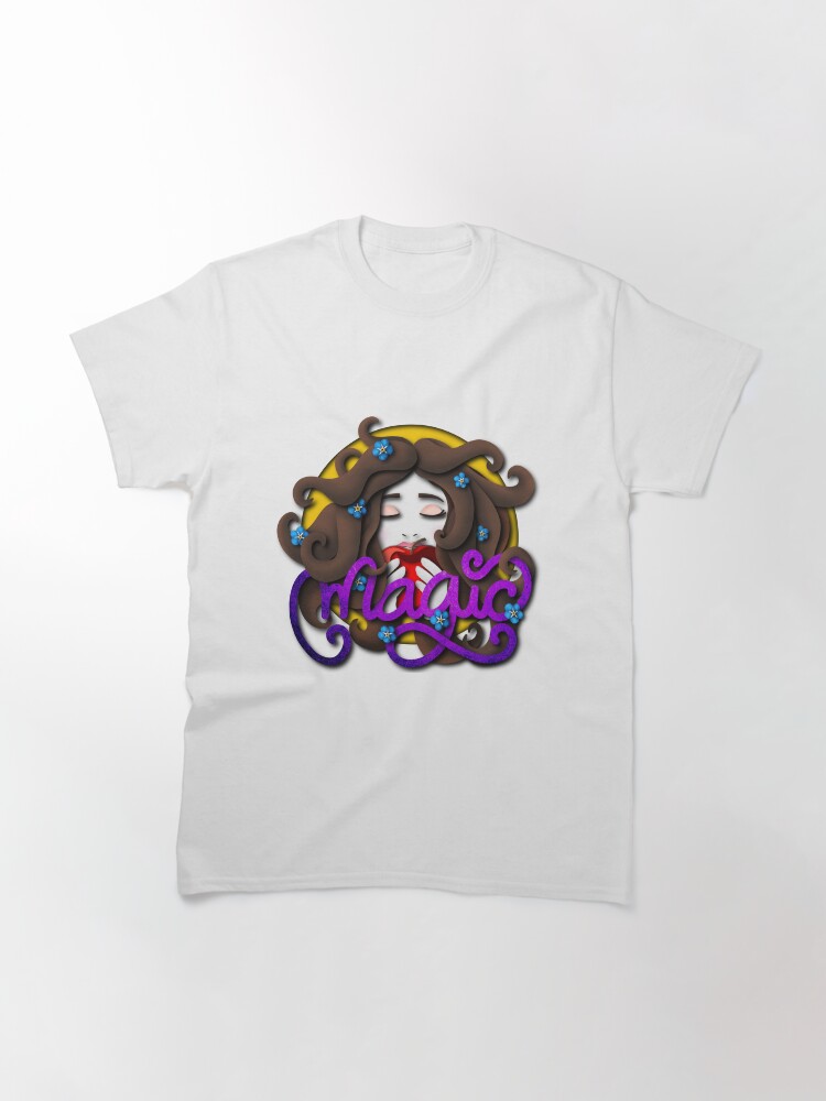 Alternate view of Believe in magic. Snow White cute princess girl Classic T-Shirt