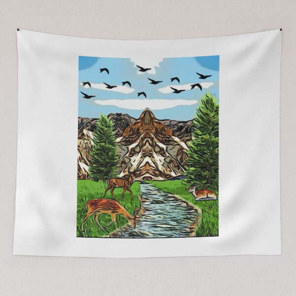 Item preview, BackdropPainting004 designed and sold by HughesLovesArt.