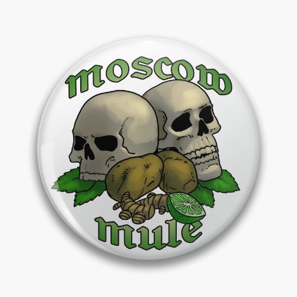 Item preview, Moscow Mule | Skulls and Ingredients | Party Vibes designed and sold by Sevensigma.