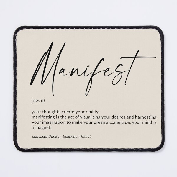 Item preview, Manifest Definition, Law of Attraction, Affirmations designed and sold by grandlovely.