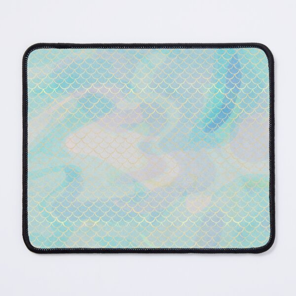 Item preview, Muted Abstract Blue Mermaid Scale Pattern designed and sold by Saanis.