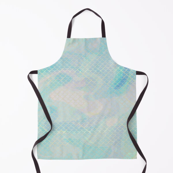 Item preview, Muted Abstract Blue Mermaid Scale Pattern designed and sold by Saanis.