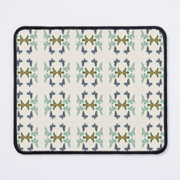 Item preview, Butterfly Retro Blue, Navy, Tean, Green Abstract Pattern 21 designed and sold by tranquilbeach.