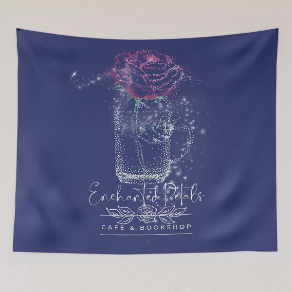 Item preview, Enchanted Petals Cafe & Bookshop designed and sold by dealchica.
