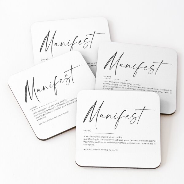 Item preview, Manifest Definition, Law of Attraction, Affirmations designed and sold by grandlovely.