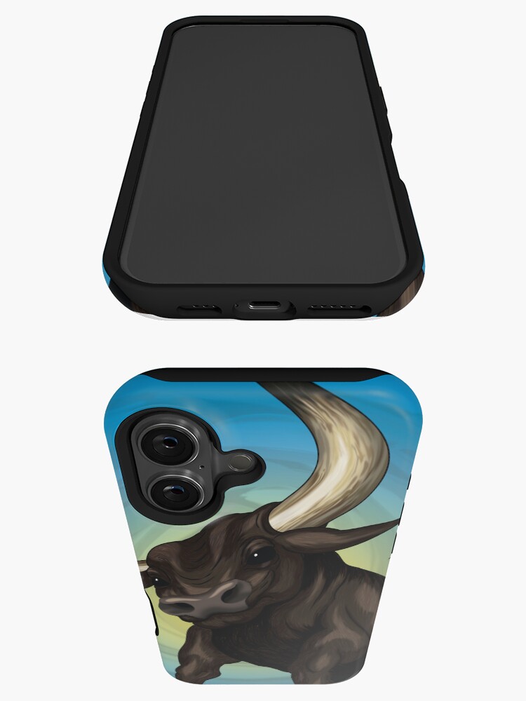 Thumbnail 3 of 4, iPhone Case, Taurus - The Bull, by Mustafa Kulle designed and sold by MustafaKulle.