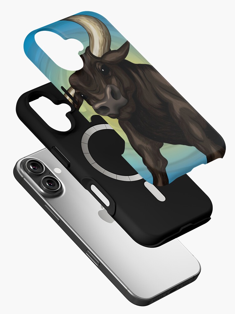 Thumbnail 2 of 4, iPhone Case, Taurus - The Bull, by Mustafa Kulle designed and sold by MustafaKulle.