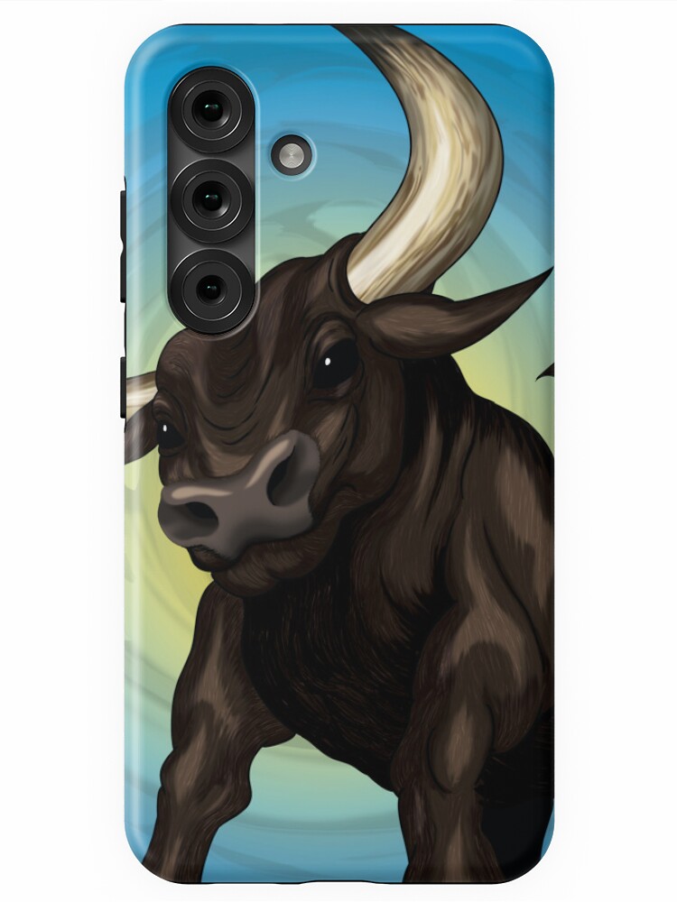 Thumbnail 1 of 4, Samsung Galaxy Phone Case, Taurus - The Bull, by Mustafa Kulle designed and sold by MustafaKulle.