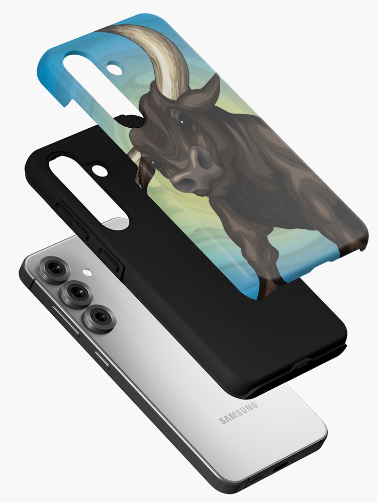 Thumbnail 2 of 4, Samsung Galaxy Phone Case, Taurus - The Bull, by Mustafa Kulle designed and sold by MustafaKulle.