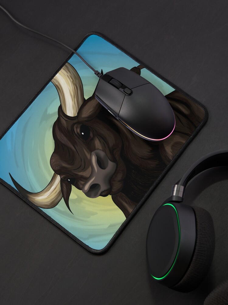 Thumbnail 4 of 5, Mouse Pad, Taurus - The Bull, by Mustafa Kulle designed and sold by MustafaKulle.