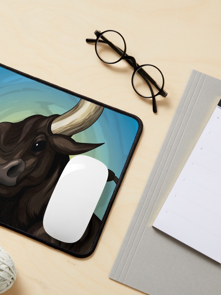 Thumbnail 3 of 5, Mouse Pad, Taurus - The Bull, by Mustafa Kulle designed and sold by MustafaKulle.