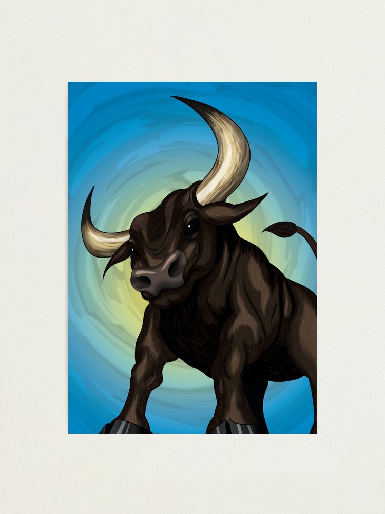 Thumbnail 1 of 3, Photographic Print, Taurus - The Bull, by Mustafa Kulle designed and sold by MustafaKulle.
