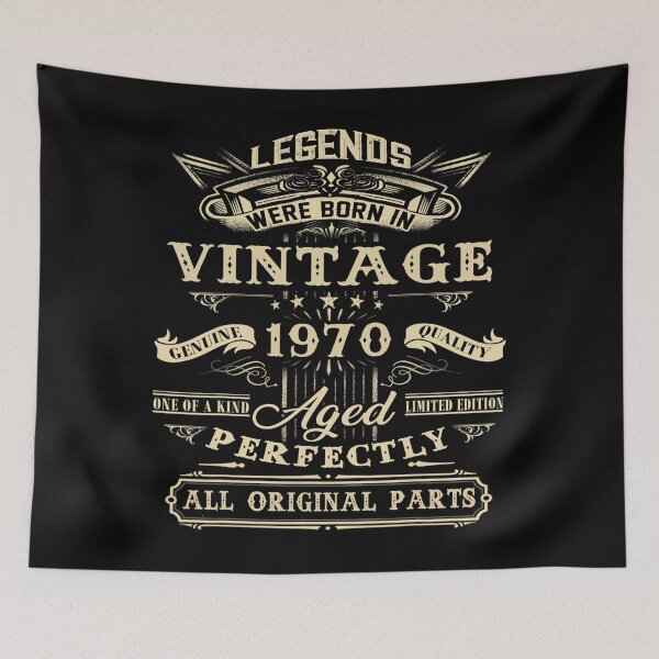 Item preview, 52nd Birthday Gift For Legends Born 1970 52 Yrs Old Vintage designed and sold by disgustingtroph.